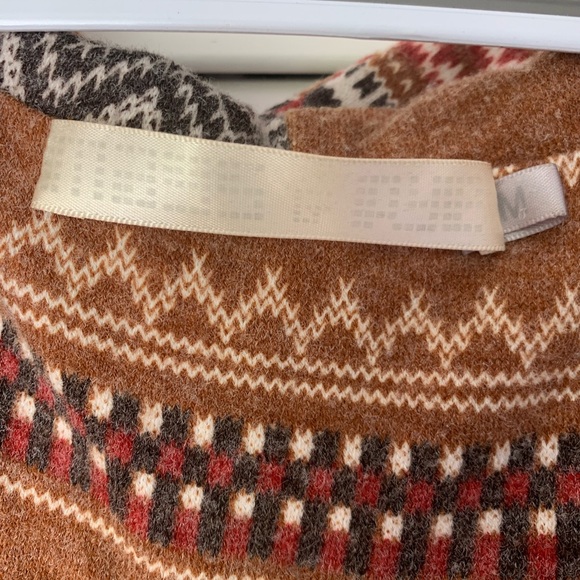 Cozy draped patterned sweater jacket - Picture 5 of 5